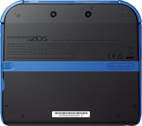 Nintendo 2DS Konsole Blau & Schwarz