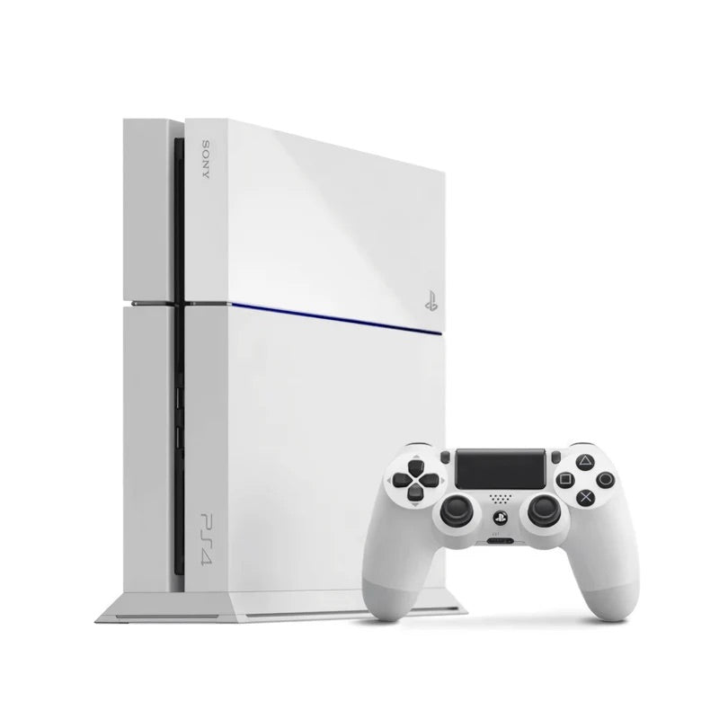 Sony PlayStation 4 Glacier White 500GB Konsole | PS4 Weiße Spielekonsole